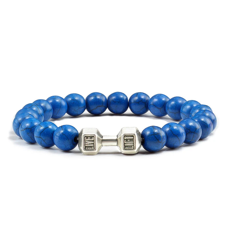 Fitness Power Bead Bracelet