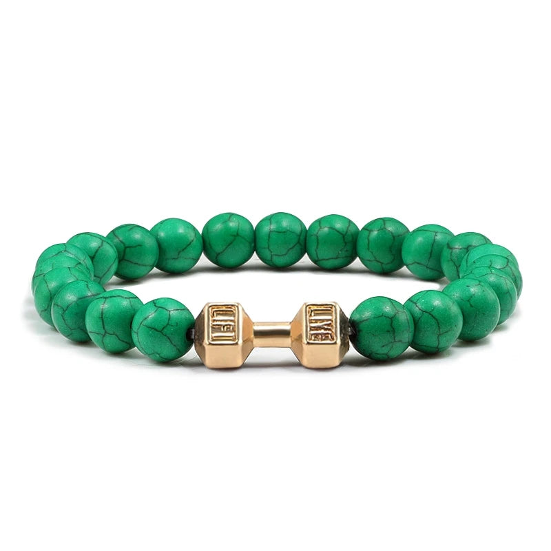 Fitness Power Bead Bracelet