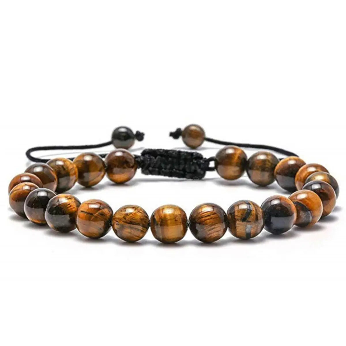 Natural Tiger Eye Bead Bracelet
