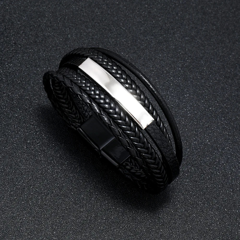 Premium Braided Leather Bracelet