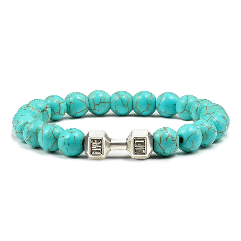 Fitness Power Bead Bracelet