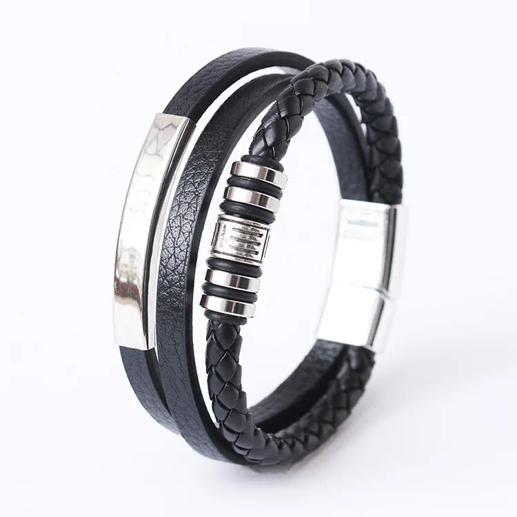 Premium Braided Leather Bracelet