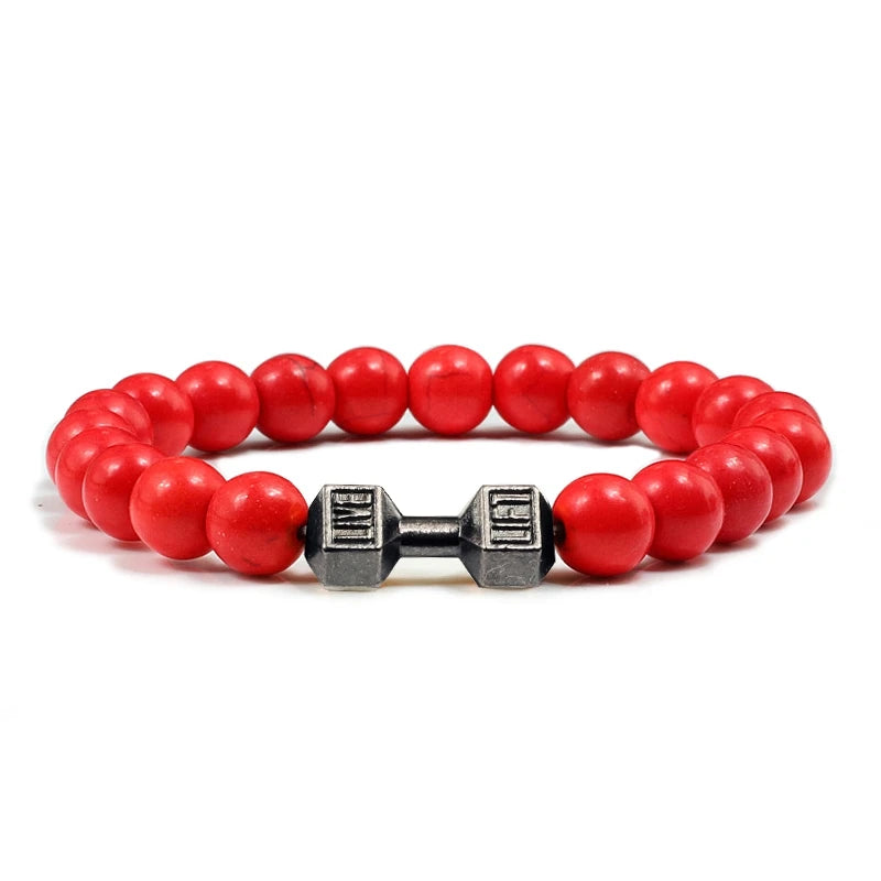 Fitness Power Bead Bracelet
