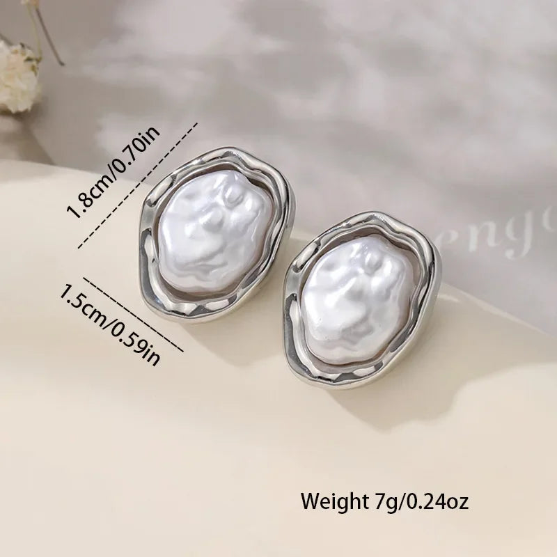 Silver Halo Earrings