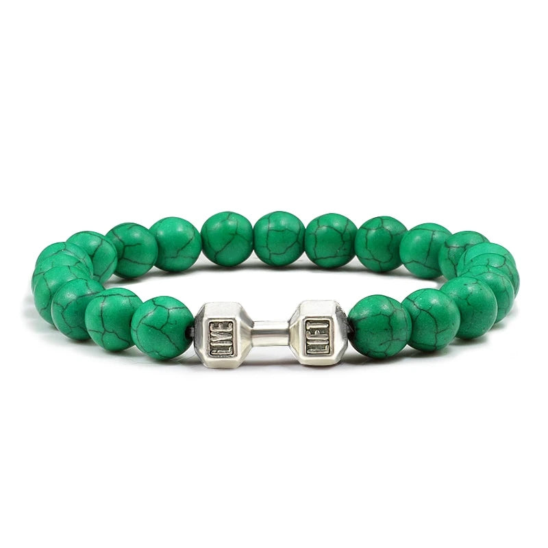 Fitness Power Bead Bracelet